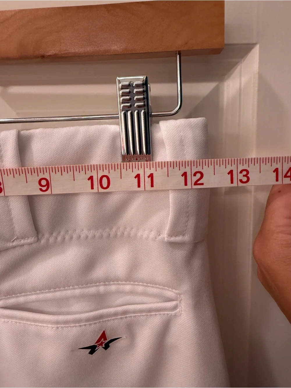 Girls White Athletic Softball Pants